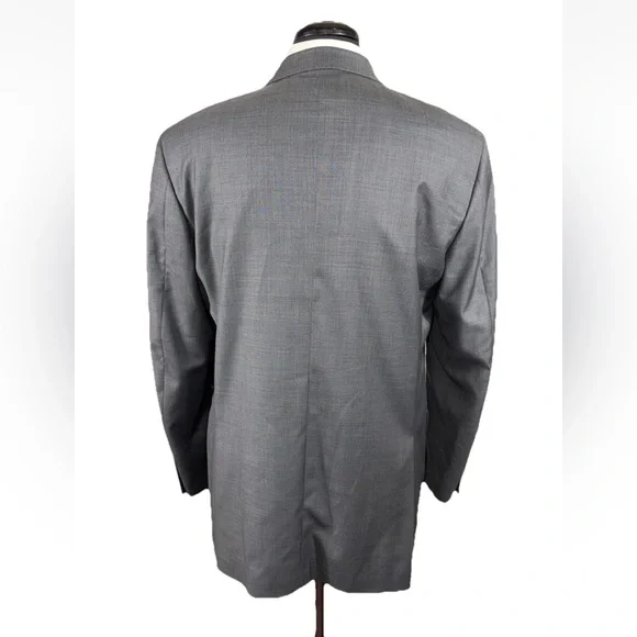 LNWOT RECENT PETER MILLAR MID GRAY WOOL SUIT SZ 42L 37X33 MINT